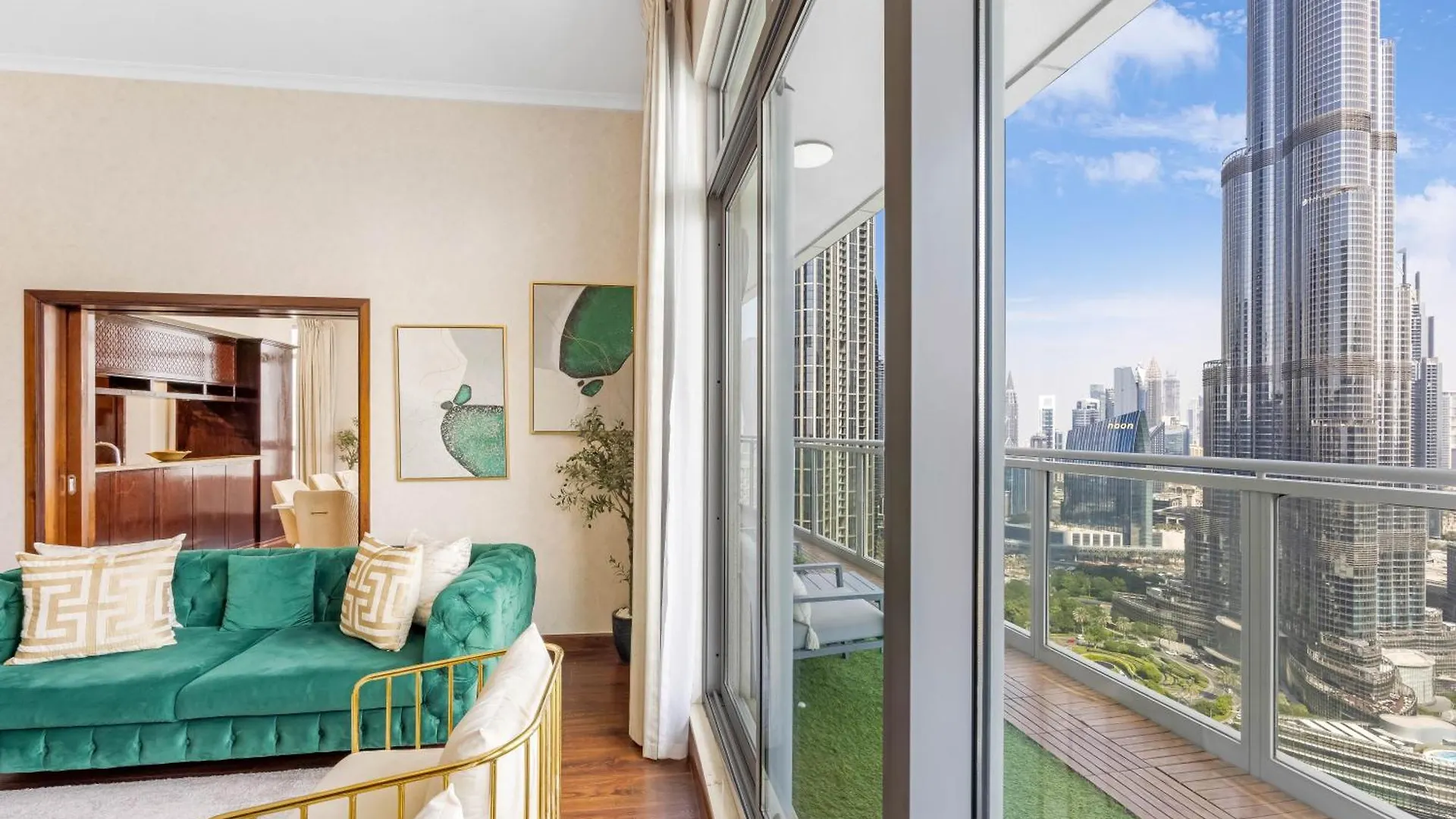 Durrani Homes - Alluring 5Br Penthouse With Burj Khalifa And Fountain View Dubai