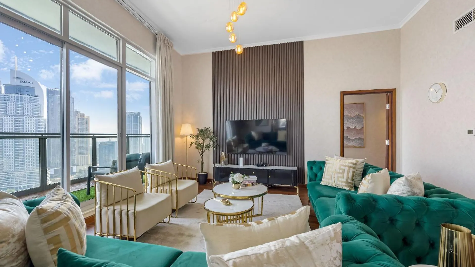 Durrani Homes - Alluring 5Br Penthouse With Burj Khalifa And Fountain View Dubai Apartamento
